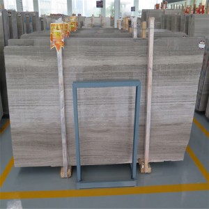 China Serpegiante Gey houtnerf marmeren plaat